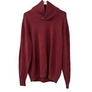 Jos. A. Bank Executive Collection Burgundy Crewneck Sweater Size XL - #H